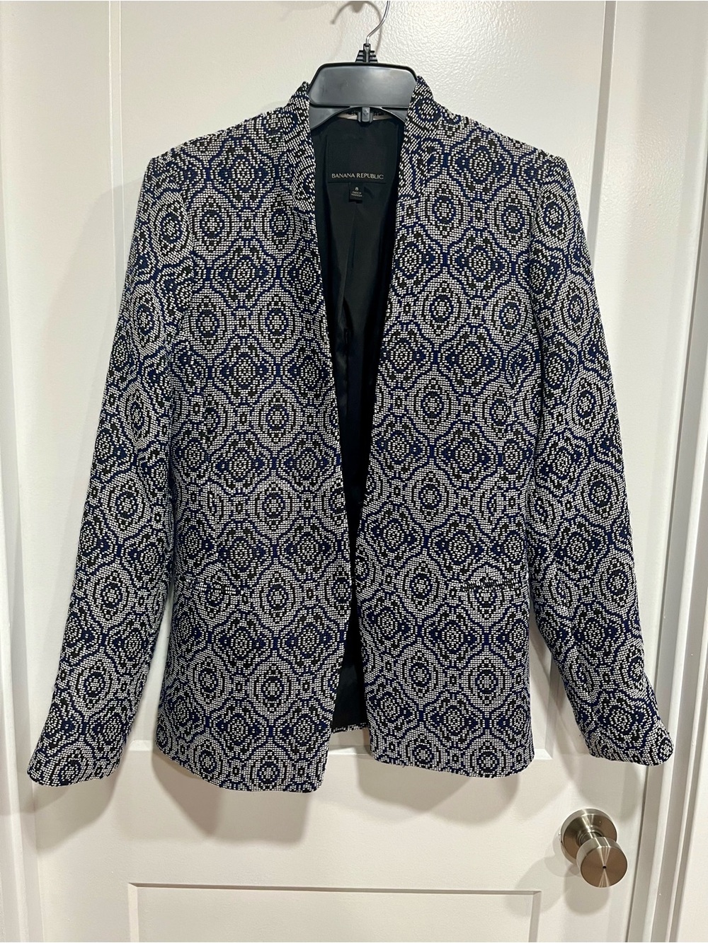 Banana Republic Tile Jacquard Blazer